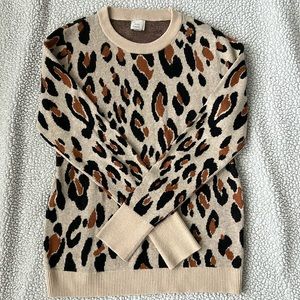 Animal Print Sweater | Size S